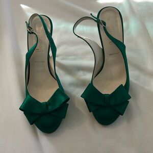 BHLDN Emerald Green Shoes